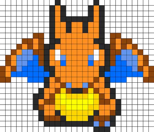 Manualidades sobre videojuegos: charizard hama bead